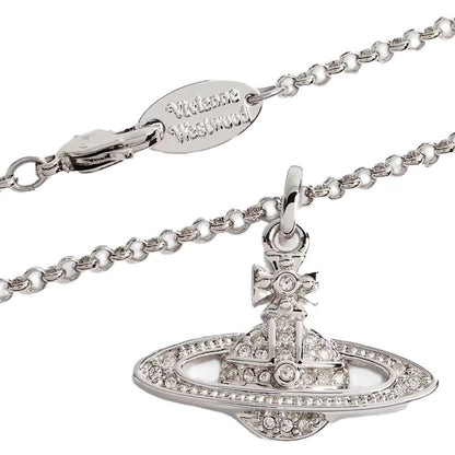 Vivienne Westwood Carmela Bas Relief PendantJewelleryVivienne WestwoodDPUS Designer Outlet8050889641759Platinum/White CzVivienne Westwood Carmela Bas Relief Pendant