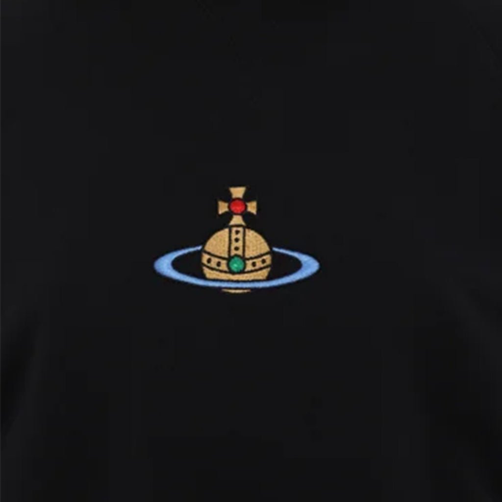Vivienne Westwood Embroidered Centre Orb Raglan Cropped SweatshirtSweatshirtsVivienne WestwoodDPUS Designer Outlet044364952520Black2XSVivienne Westwood Embroidered Centre Orb Raglan Cropped Sweatshirt