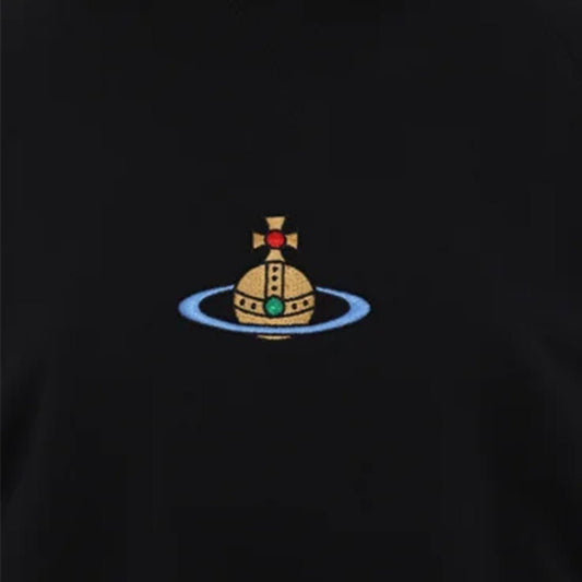 Vivienne Westwood Embroidered Centre Orb Raglan Cropped SweatshirtSweatshirtsVivienne WestwoodDPUS Designer Outlet044364952520Black2XSVivienne Westwood Embroidered Centre Orb Raglan Cropped Sweatshirt