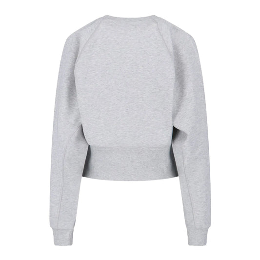 Vivienne Westwood Embroidered Centre Orb Raglan Cropped SweatshirtSweatshirtsVivienne WestwoodDPUS Designer Outlet044366048450Grey MelangeXSVivienne Westwood Embroidered Centre Orb Raglan Cropped Sweatshirt