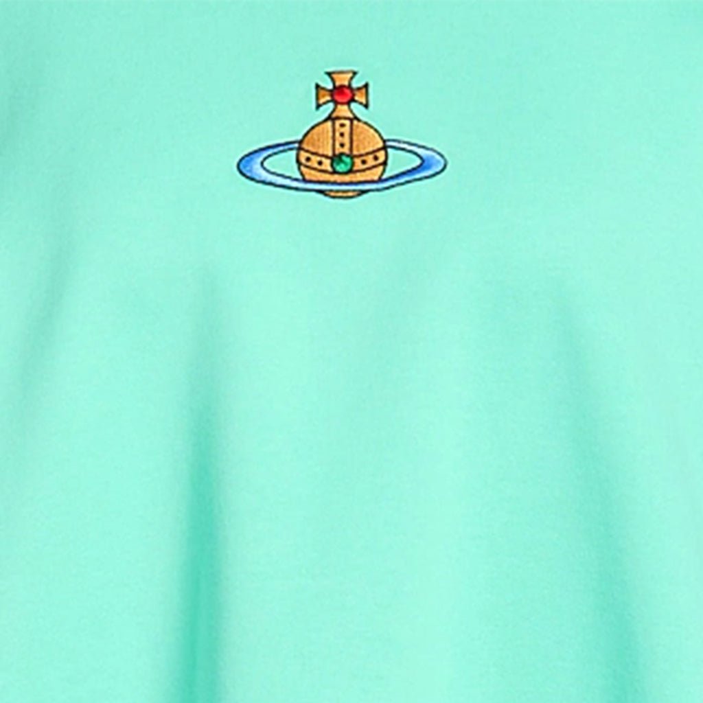 Vivienne Westwood Embroidered Centre Orb Raglan SweatshirtSweatshirtsVivienne WestwoodDPUS Designer Outlet044362453845Mint GreenSVivienne Westwood Embroidered Centre Orb Raglan Sweatshirt