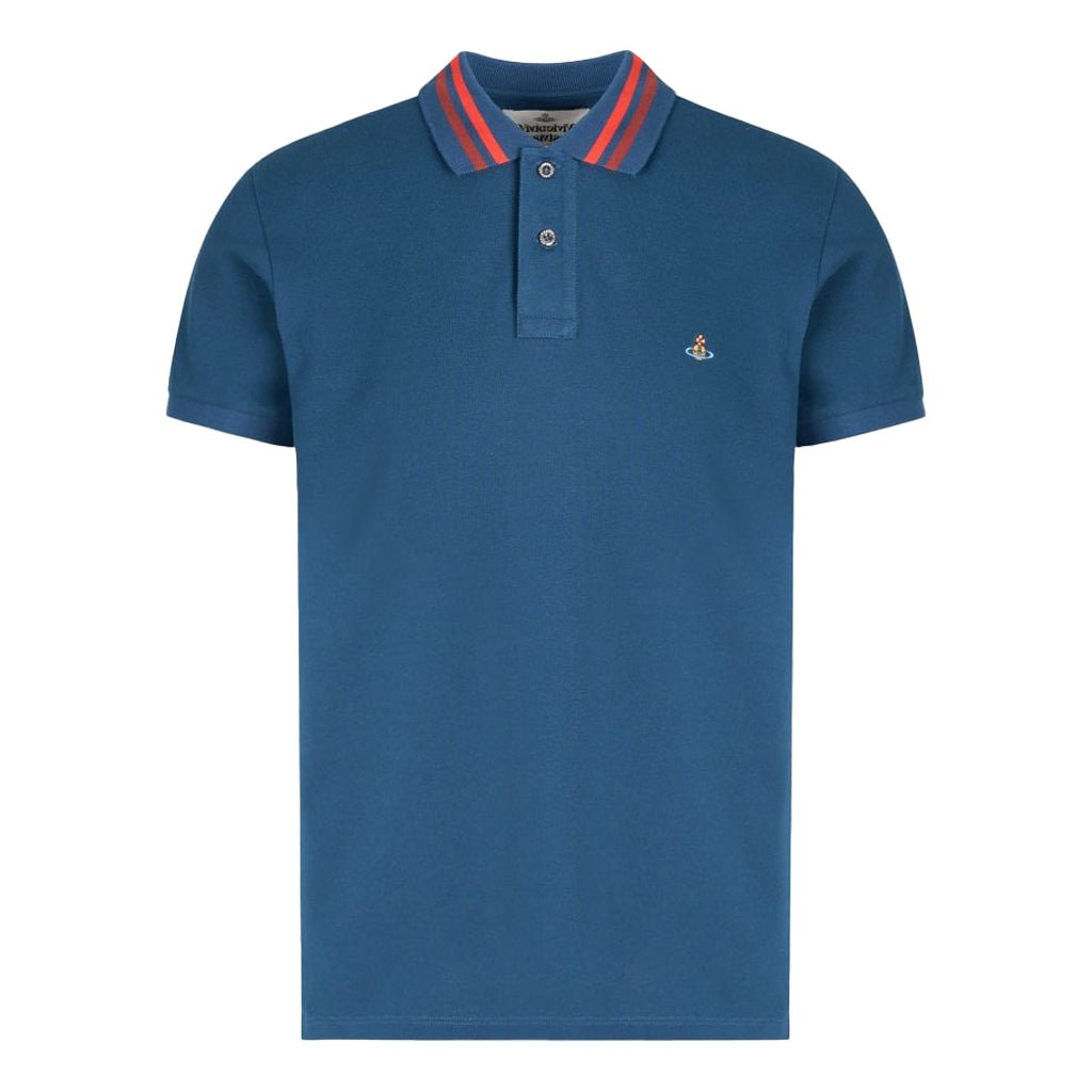 Vivienne Westwood Embroidered Logo Piqué Cotton Polo ShirtT-ShirtVivienne WestwoodDPUS Designer Outlet044369869922NavyXSVivienne Westwood Embroidered Logo Piqué Cotton Polo Shirt