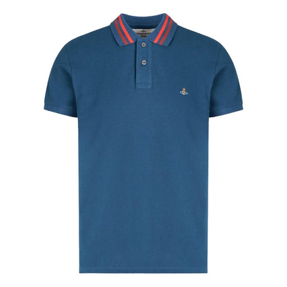 Vivienne Westwood Embroidered Logo Piqué Cotton Polo ShirtT-ShirtVivienne WestwoodDPUS Designer Outlet044369869922NavyXSVivienne Westwood Embroidered Logo Piqué Cotton Polo Shirt