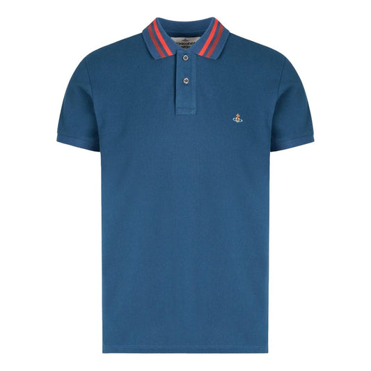 Vivienne Westwood Embroidered Logo Piqué Cotton Polo ShirtT-ShirtVivienne WestwoodDPUS Designer Outlet044369869922NavyXSVivienne Westwood Embroidered Logo Piqué Cotton Polo Shirt