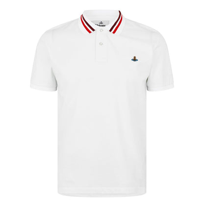 Vivienne Westwood Embroidered Logo Piqué Cotton Polo ShirtT-ShirtVivienne WestwoodDPUS Designer Outlet044362869509WhiteXSVivienne Westwood Embroidered Logo Piqué Cotton Polo Shirt