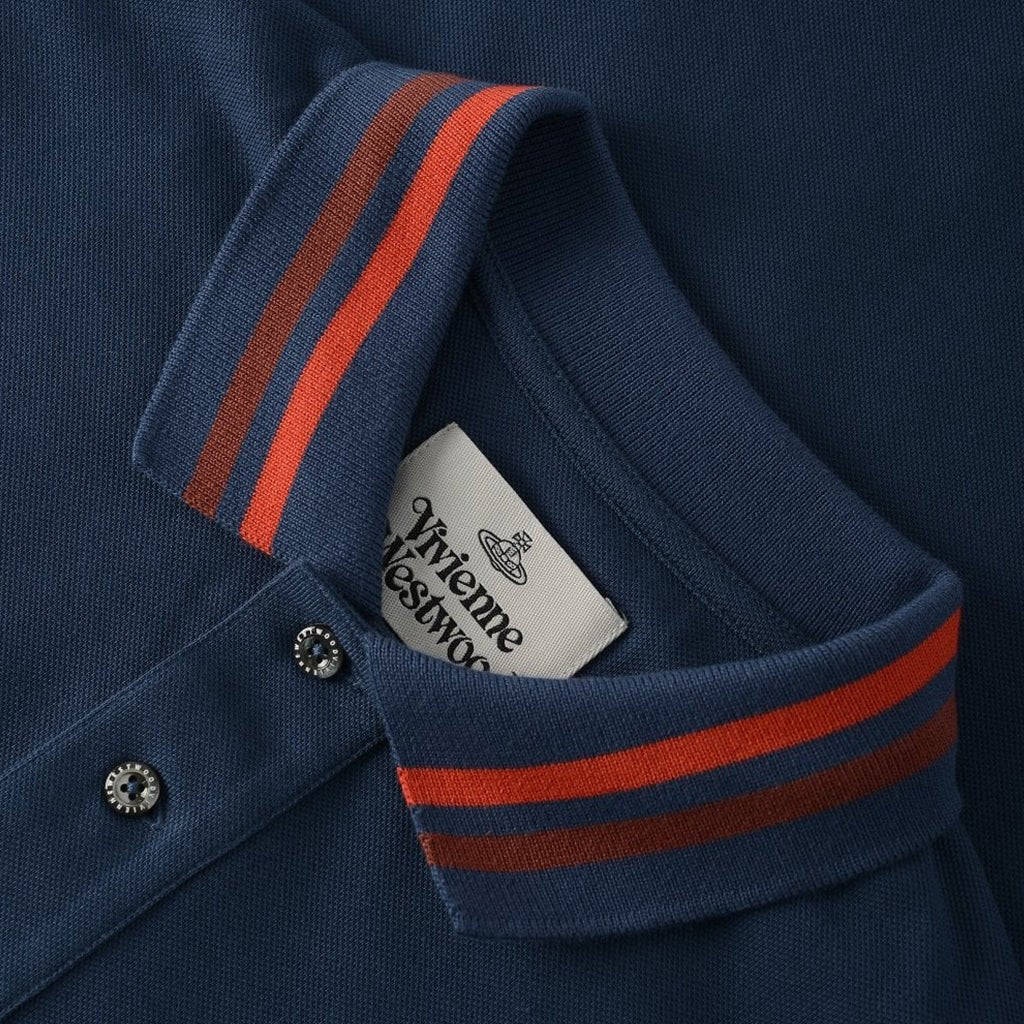 Vivienne Westwood Embroidered Logo Piqué Cotton Polo ShirtT-ShirtVivienne WestwoodDPUS Designer Outlet044369869922NavyXSVivienne Westwood Embroidered Logo Piqué Cotton Polo Shirt