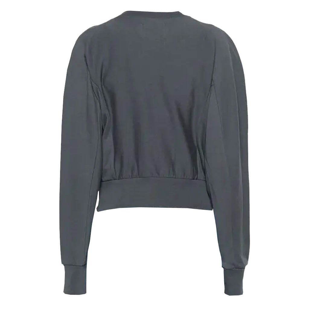 Vivienne Westwood Embroidered Orb Cropped SweatshirtSweatshirtsVivienne WestwoodDPUS Designer Outlet044361853806GreySVivienne Westwood Embroidered Orb Cropped Sweatshirt