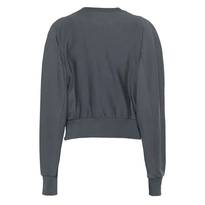 Vivienne Westwood Embroidered Orb Cropped SweatshirtSweatshirtsVivienne WestwoodDPUS Designer Outlet044361853806GreySVivienne Westwood Embroidered Orb Cropped Sweatshirt
