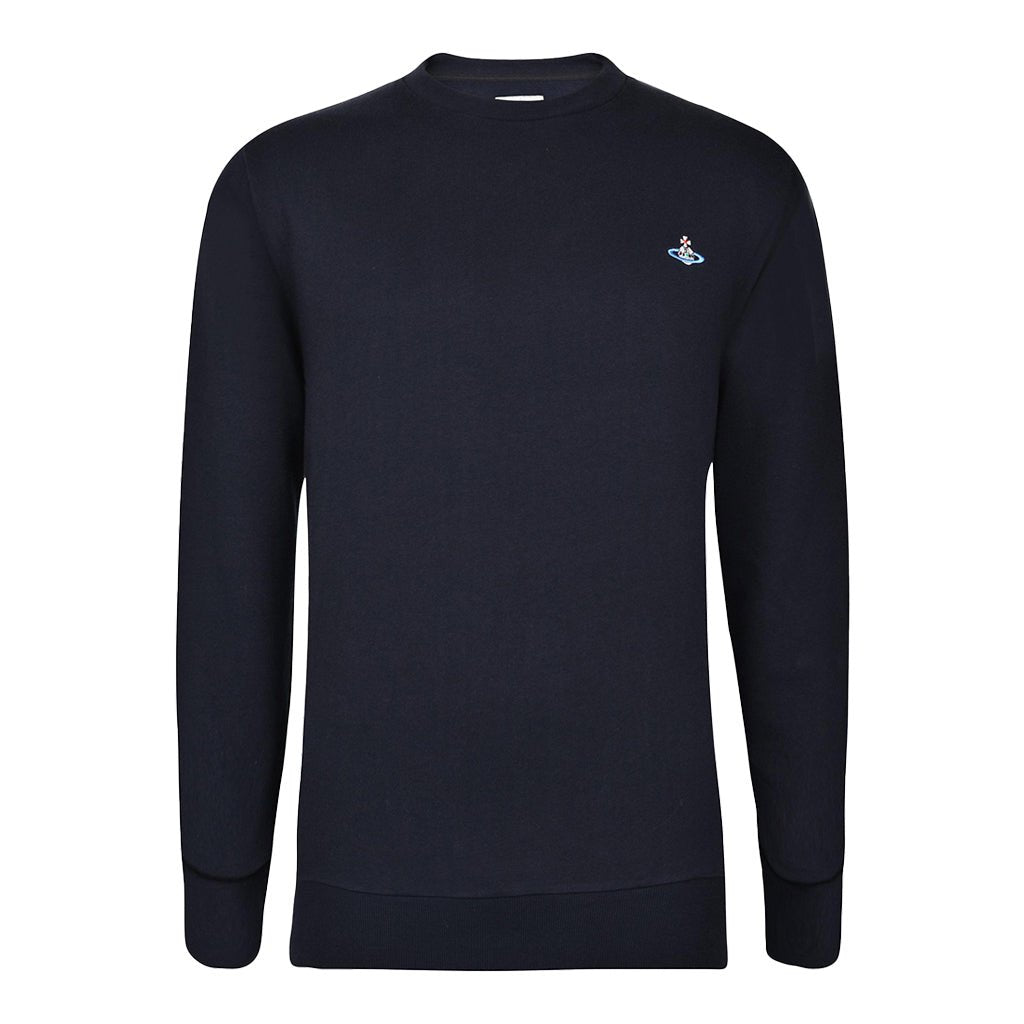 Vivienne Westwood Embroidered Silver Orb Classic SweatshirtSweatshirtsVivienne WestwoodDPUS Designer Outlet044365709932NavyLVivienne Westwood Embroidered Silver Orb Classic Sweatshirt