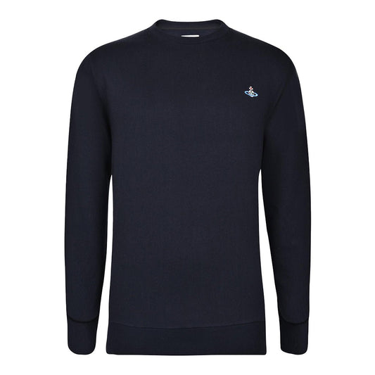 Vivienne Westwood Embroidered Silver Orb Classic SweatshirtSweatshirtsVivienne WestwoodDPUS Designer Outlet044365709932NavyLVivienne Westwood Embroidered Silver Orb Classic Sweatshirt
