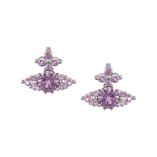 [Vivienne Westwood] Feodorita EarringsJewelleryVivienne WestwoodDPUS Designer Outlet62010388-02P250--SS26-P2508053195437436Platinum / Lavender Cz[Vivienne Westwood] Feodorita Earrings