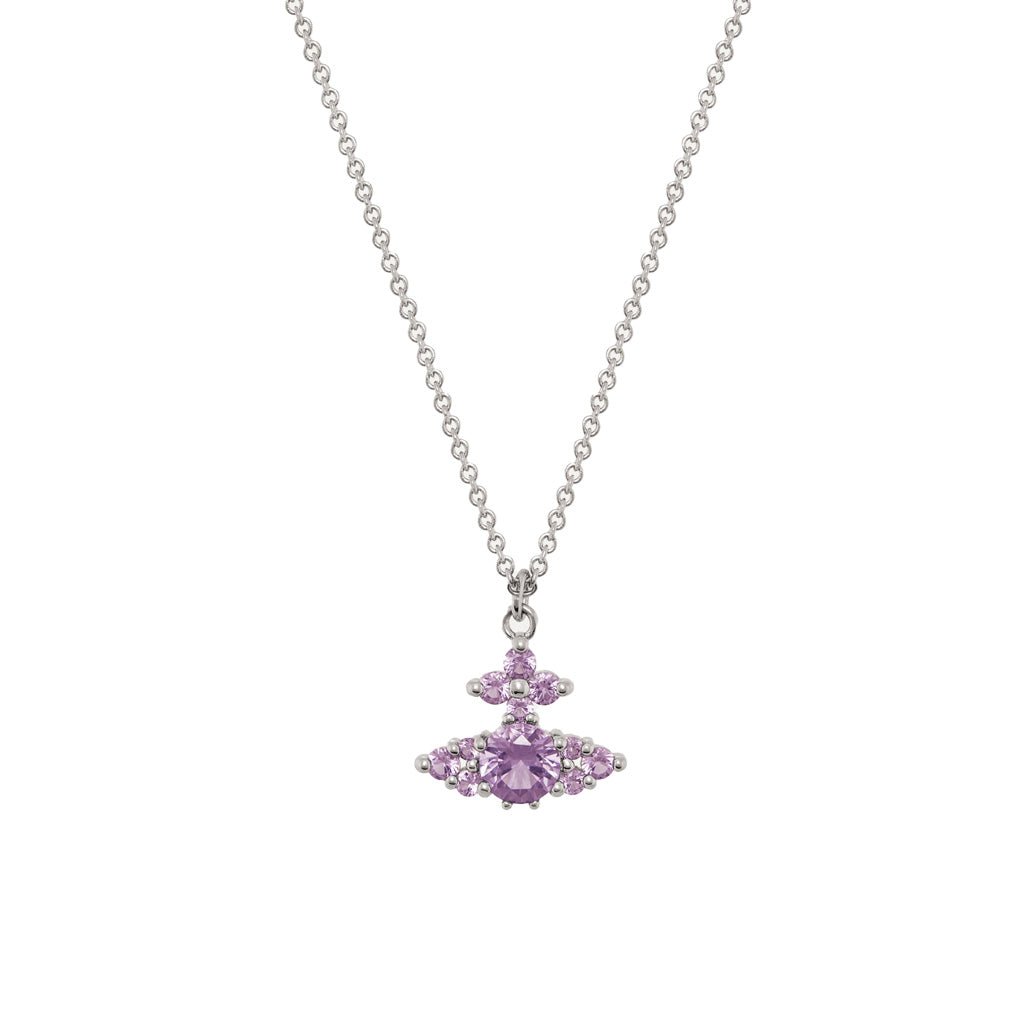 [Vivienne Westwood] Feodorita PendantJewelleryVivienne WestwoodDPUS Designer Outlet630203HO-02P250--SS26-P2508053195437474Platinum / Lavender Cz[Vivienne Westwood] Feodorita Pendant