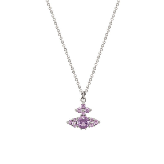 [Vivienne Westwood] Feodorita PendantJewelleryVivienne WestwoodDPUS Designer Outlet630203HO-02P250--SS26-P2508053195437474Platinum / Lavender Cz[Vivienne Westwood] Feodorita Pendant