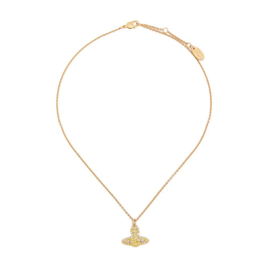 Vivienne Westwood Grace Bas Relief PendantJewelleryVivienne WestwoodDPUS Designer Outlet8053195400911Gold/Jonquil, Citrine, Light Topaz CryVivienne Westwood Grace Bas Relief Pendant