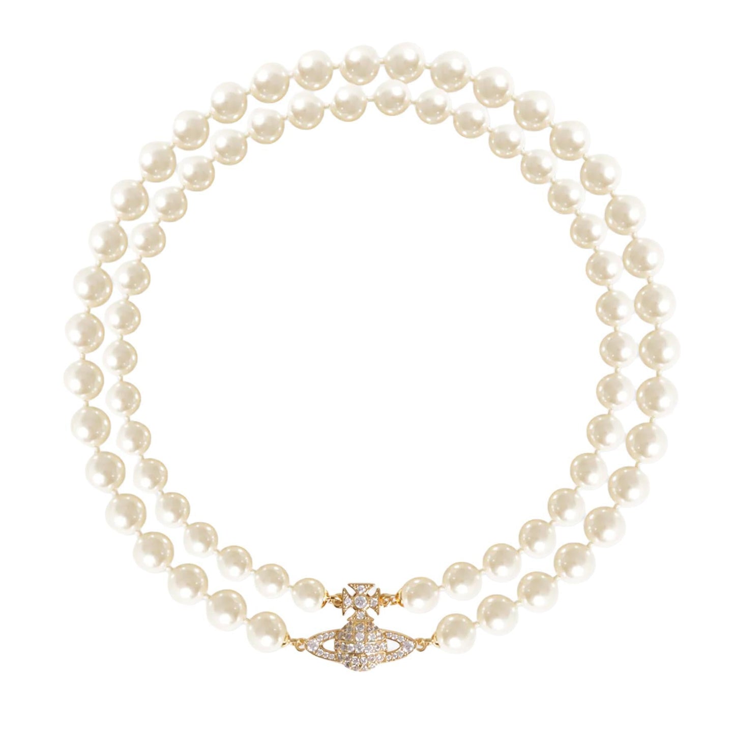 Vivienne Westwood Graziella Pearl Bracelet in Gold / Creamrose Pearl / White CzJewelleryVivienne WestwoodDPUS Designer Outlet8053195071524W1Vivienne Westwood Graziella Pearl Bracelet in Gold / Creamrose Pearl / White Cz