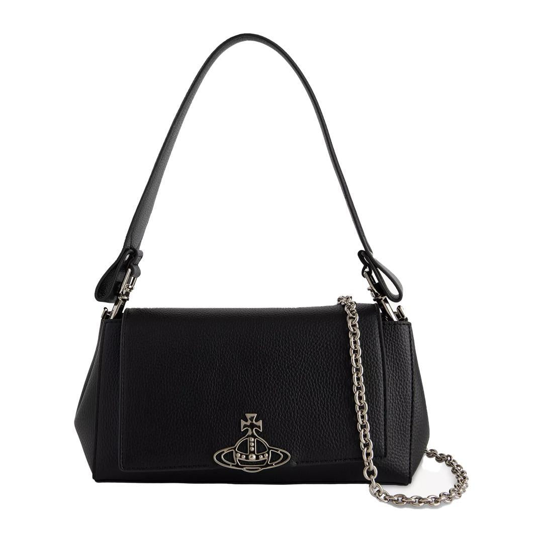Vivienne Westwood Hazel Medium Handbag in BlackVivienne WestwoodDPUS Designer Outlet8050889911074Vivienne Westwood Hazel Medium Handbag in Black