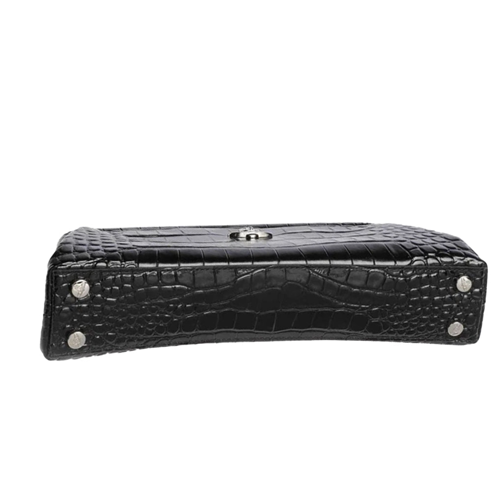 Vivienne Westwood Jane Frame PurseBagsVivienne WestwoodDPUS Designer Outlet8053195383092Black Embossed CrocVivienne Westwood Jane Frame Purse