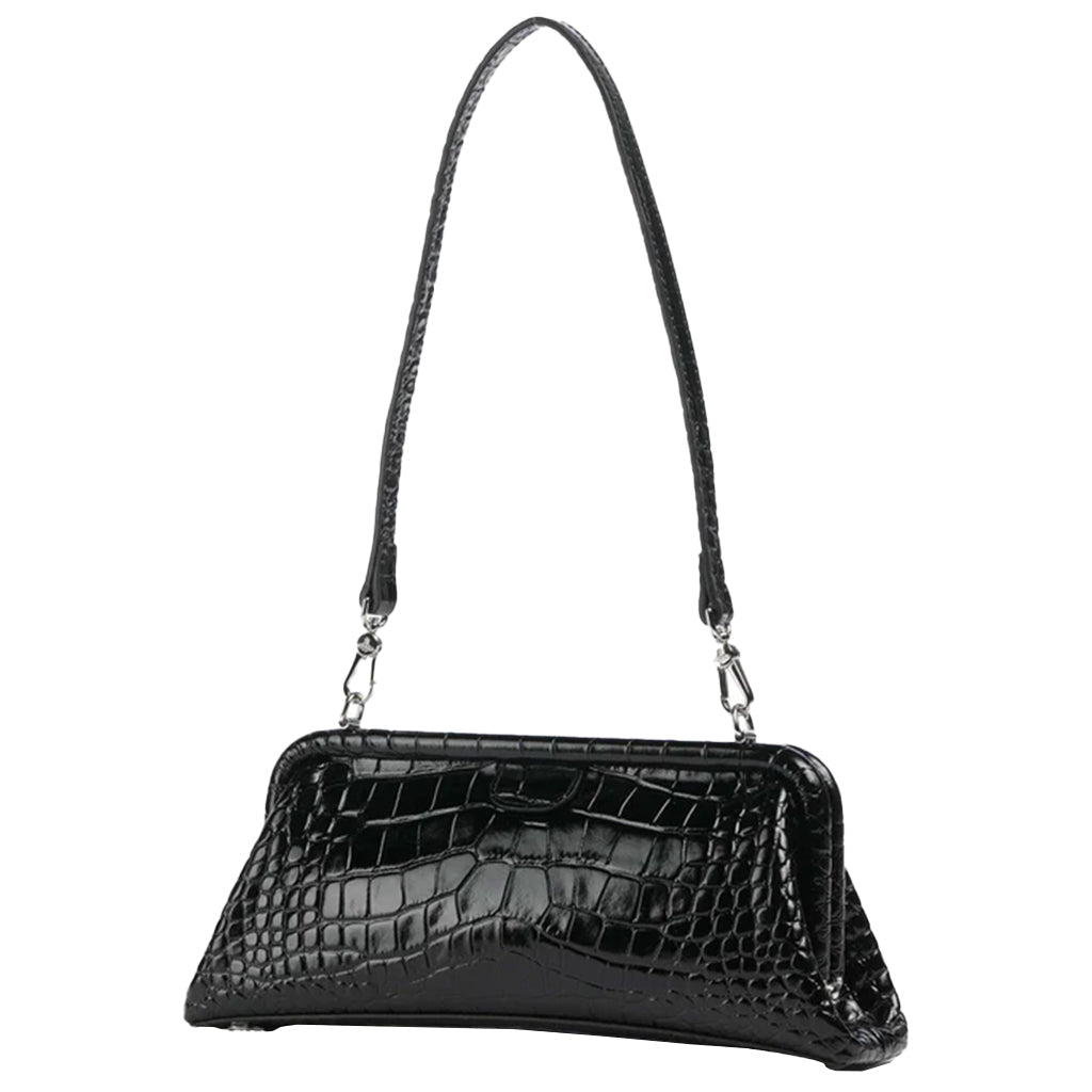 Vivienne Westwood Jane Frame PurseBagsVivienne WestwoodDPUS Designer Outlet8053195383092Black Embossed CrocVivienne Westwood Jane Frame Purse