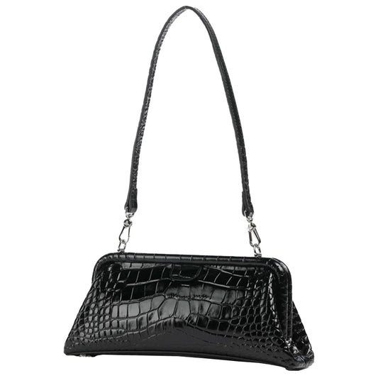Vivienne Westwood Jane Frame PurseBagsVivienne WestwoodDPUS Designer Outlet8053195383092Black Embossed CrocVivienne Westwood Jane Frame Purse