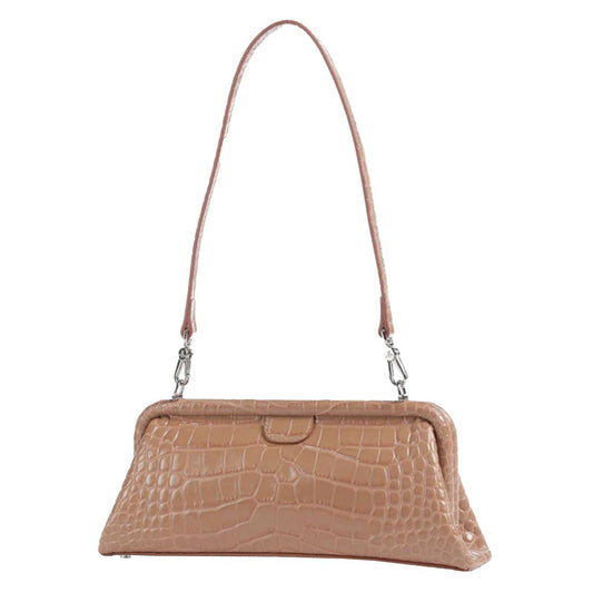 Vivienne Westwood Jane Frame PurseBagsVivienne WestwoodDPUS Designer OutletDusty Pink Embossed CrocVivienne Westwood Jane Frame Purse