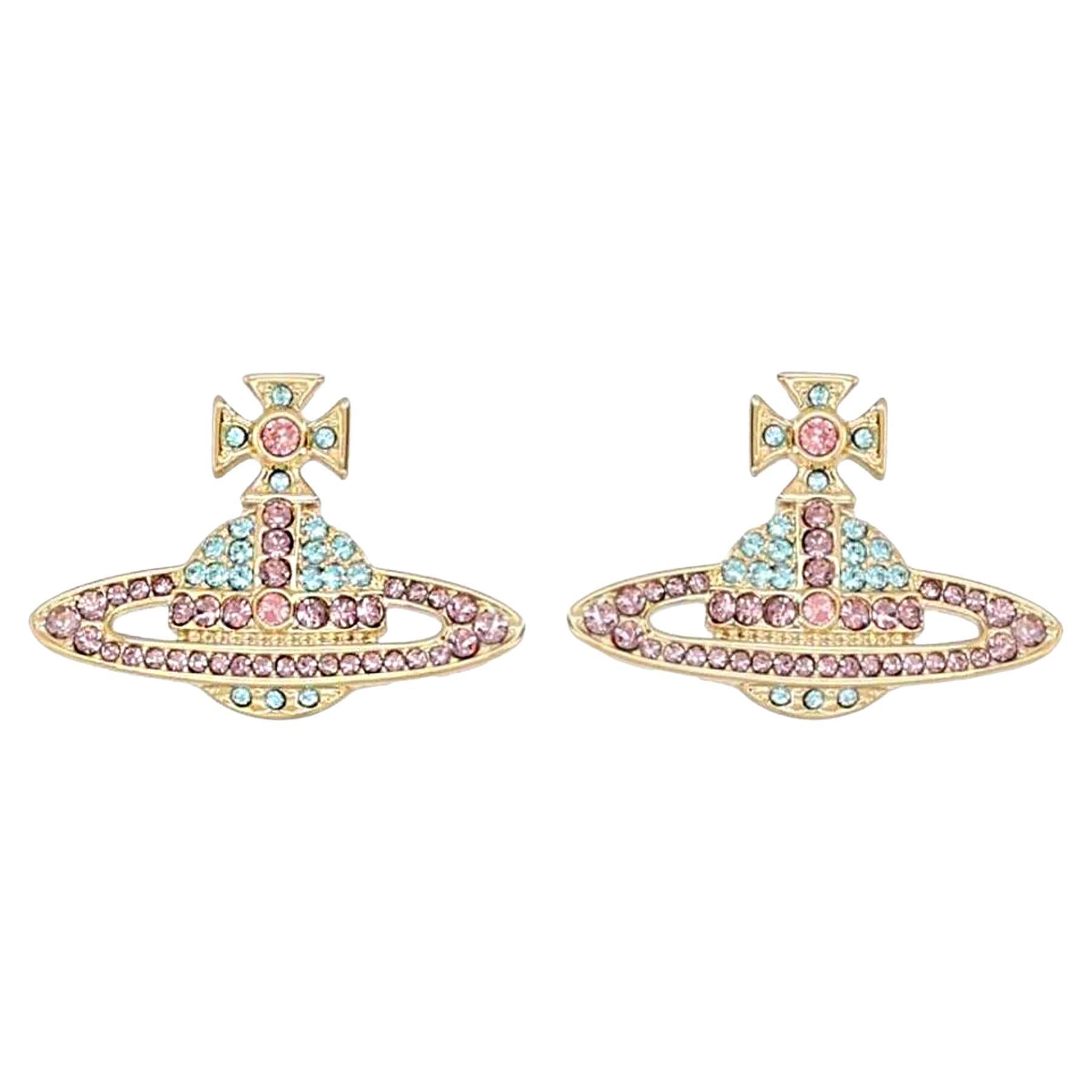 Vivienne Westwood Kika Orb Earrings in Platinum / Fuchsia, Vintage Rose, Rose CJewelleryDPUS Designer OutletDPUS Designer OutletVivienne Westwood Kika Orb Earrings in Platinum / Fuchsia, Vintage Rose, Rose C