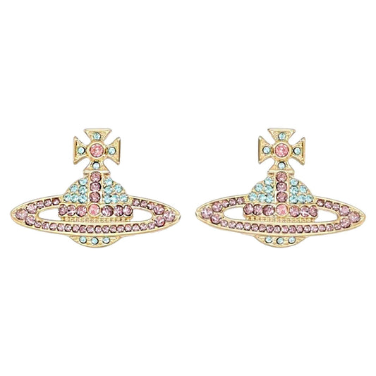 Vivienne Westwood Kika Orb Earrings in Platinum / Fuchsia, Vintage Rose, Rose CJewelleryDPUS Designer OutletDPUS Designer OutletVivienne Westwood Kika Orb Earrings in Platinum / Fuchsia, Vintage Rose, Rose C