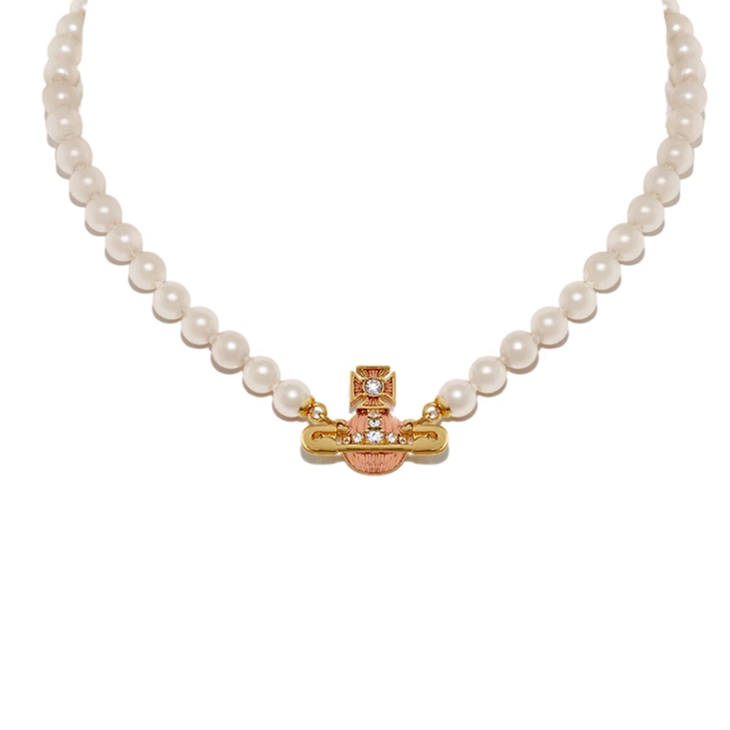 Vivienne Westwood Kitty Pearl Necklace in Gold/AmethystJewelleryVivienne WestwoodDPUS Designer Outlet8053195230884Vivienne Westwood Kitty Pearl Necklace in Gold/Amethyst