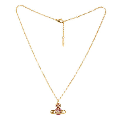 Vivienne Westwood Kitty Pendant in Gold / White Crystal / Amethyst EnamelJewelleryVivienne WestwoodDPUS Designer OutletVivienne Westwood Kitty Pendant in Gold / White Crystal / Amethyst Enamel