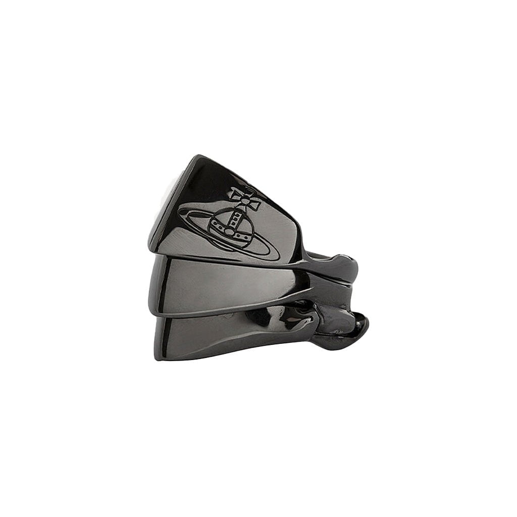 Vivienne Westwood Knuckleduster RingJewelleryVivienne WestwoodDPUS Designer Outlet8050568260776RutheniumMVivienne Westwood Knuckleduster Ring
