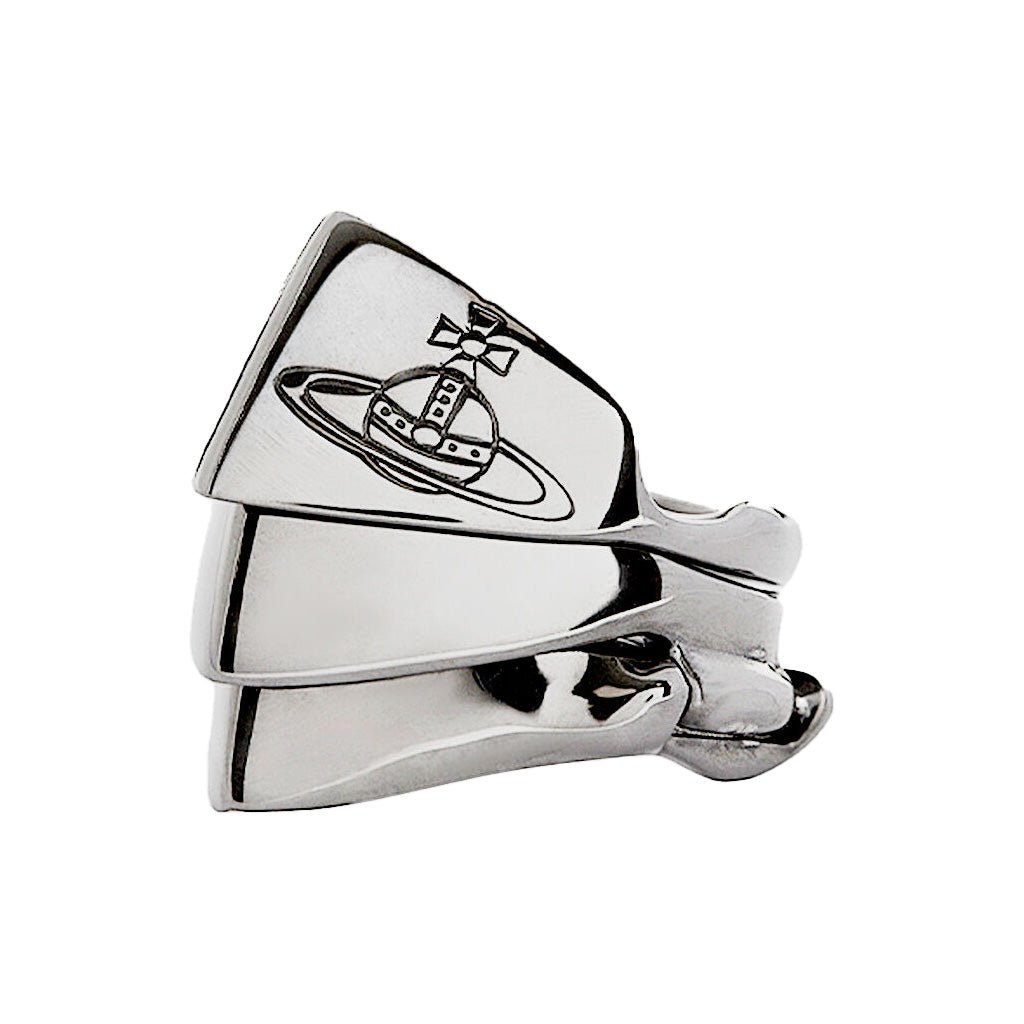 Vivienne Westwood Knuckleduster RingJewelleryVivienne WestwoodDPUS Designer Outlet8050889140962PlatinumMVivienne Westwood Knuckleduster Ring