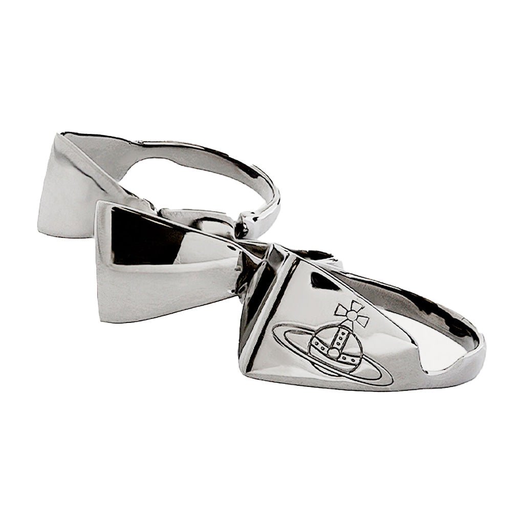 Vivienne Westwood Knuckleduster RingJewelleryVivienne WestwoodDPUS Designer Outlet8050889140962PlatinumMVivienne Westwood Knuckleduster Ring