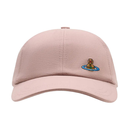 Vivienne Westwood Logo Embroidered Baseball CapCaps & HatsVivienne WestwoodDPUS Designer Outlet8053195472024Pink SandS/MVivienne Westwood Logo Embroidered Baseball Cap
