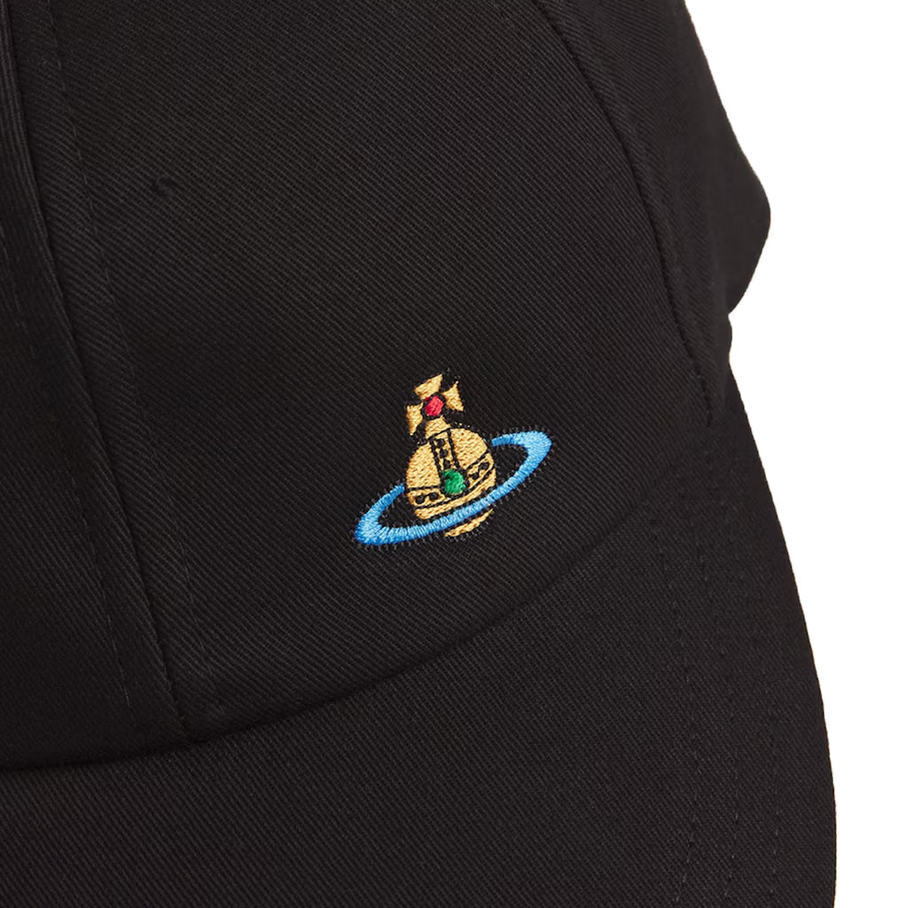 Vivienne Westwood Logo Embroidered Baseball CapCaps & HatsVivienne WestwoodDPUS Designer Outlet8053195472086BlackS/MVivienne Westwood Logo Embroidered Baseball Cap