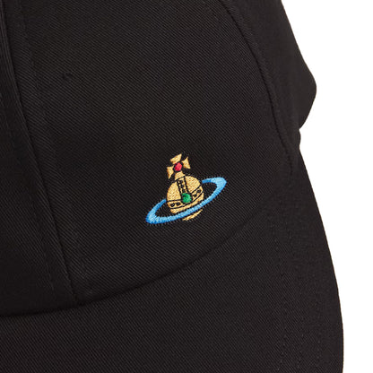 Vivienne Westwood Logo Embroidered Baseball CapCaps & HatsVivienne WestwoodDPUS Designer Outlet8053195472086BlackS/MVivienne Westwood Logo Embroidered Baseball Cap