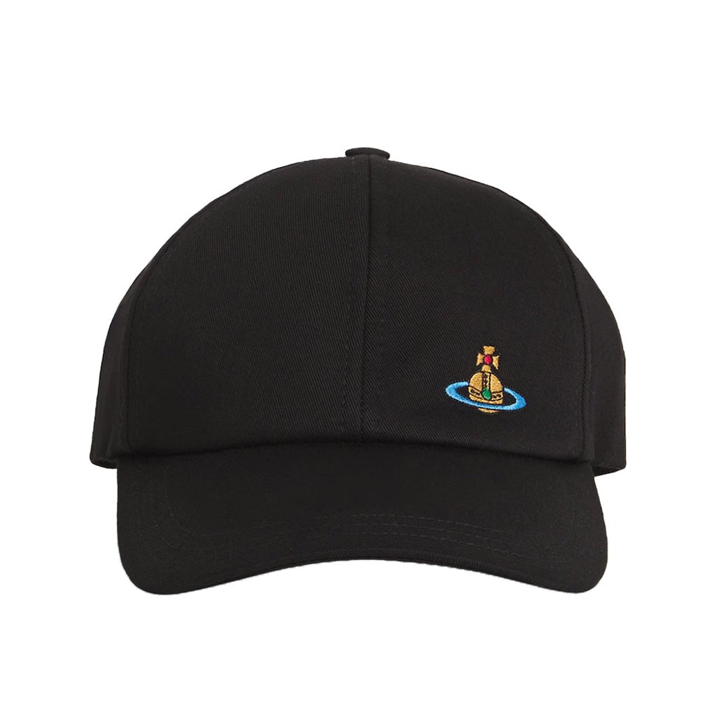 Vivienne Westwood Logo Embroidered Baseball CapCaps & HatsVivienne WestwoodDPUS Designer Outlet8053195472086BlackS/MVivienne Westwood Logo Embroidered Baseball Cap