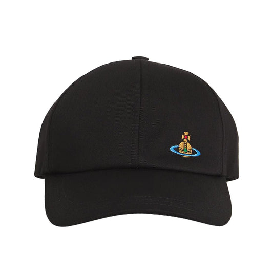Vivienne Westwood Logo Embroidered Baseball CapCaps & HatsVivienne WestwoodDPUS Designer Outlet8053195472086BlackS/MVivienne Westwood Logo Embroidered Baseball Cap