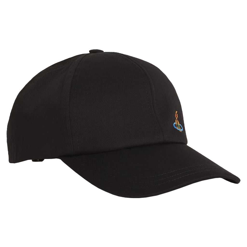 Vivienne Westwood Logo Embroidered Baseball CapCaps & HatsVivienne WestwoodDPUS Designer Outlet8053195472086BlackS/MVivienne Westwood Logo Embroidered Baseball Cap