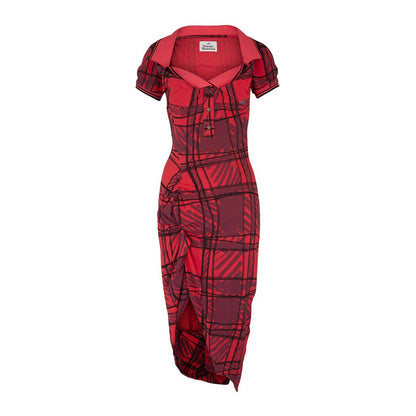 [Vivienne Westwood] Long Monday Pulling DressDressesVivienne WestwoodDPUS Designer Outlet16010056-J00BR-RDSCRBL-XS8053195572137Red ScribbleXS[Vivienne Westwood] Long Monday Pulling Dress