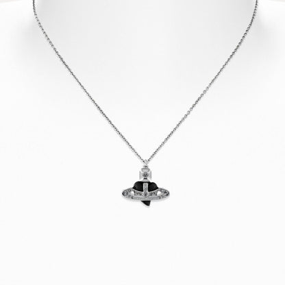 Vivienne Westwood Man. Diamante Heart Pendant in Ruthenium/Platinum/Black Diamond CrystalJewelleryVivienne WestwoodDPUS Designer Outlet8050889647416Vivienne Westwood Man. Diamante Heart Pendant in Ruthenium/Platinum/Black Diamond Crystal