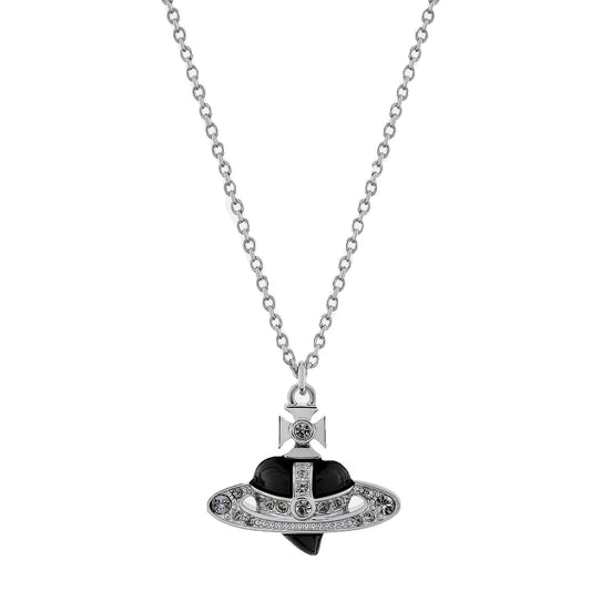 Vivienne Westwood Man. Diamante Heart Pendant in Ruthenium/Platinum/Black Diamond CrystalJewelleryVivienne WestwoodDPUS Designer Outlet8050889647416Vivienne Westwood Man. Diamante Heart Pendant in Ruthenium/Platinum/Black Diamond Crystal