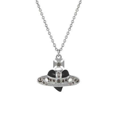 Vivienne Westwood Man. Diamante Heart PendantJewelleryVivienne WestwoodDPUS Designer Outlet8050889647423Platinum/Black Diamond Crystal/BlackVivienne Westwood Man. Diamante Heart Pendant