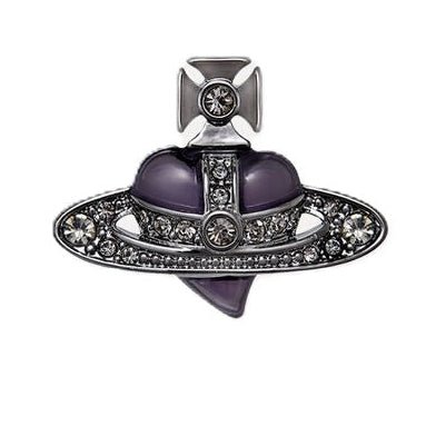 Vivienne Westwood Man. Diamante Heart Single StudJewelleryVivienne WestwoodDPUS Designer Outlet8050889647522Ruthenium/Platinum/Black Diamond,Light AVivienne Westwood Man. Diamante Heart Single Stud