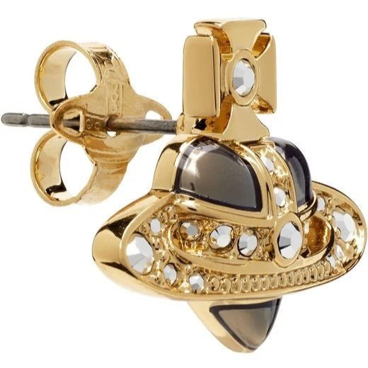 Vivienne Westwood Man. Diamante Heart Single StudJewelleryVivienne WestwoodDPUS Designer Outlet8053195401123Gold/Labrador Crystal/Tanzanite EnamVivienne Westwood Man. Diamante Heart Single Stud