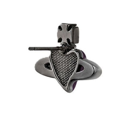 Vivienne Westwood Man. Diamante Heart Single StudJewelleryVivienne WestwoodDPUS Designer Outlet8053195401123Gold/Labrador Crystal/Tanzanite EnamVivienne Westwood Man. Diamante Heart Single Stud