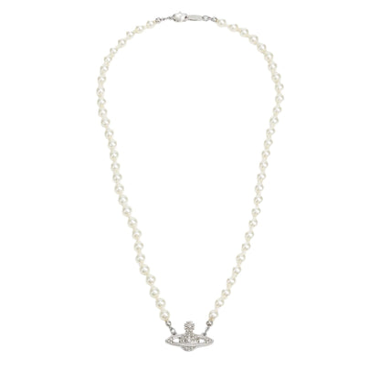 Vivienne Westwood Man. Mini Bas Relief Pearl in Platinum / Cream Pearl / Crystal CrystalJewelleryVivienne WestwoodDPUS Designer Outlet8050889135982Vivienne Westwood Man. Mini Bas Relief Pearl in Platinum / Cream Pearl / Crystal Crystal