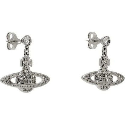 Vivienne Westwood Mini Bas Relief Drop EarringsJewelleryVivienne WestwoodDPUS Designer Outlet8050568220398Ruthenium Black DiamondVivienne Westwood Mini Bas Relief Drop Earrings
