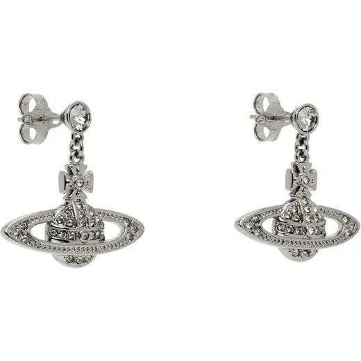 Vivienne Westwood Mini Bas Relief Drop EarringsJewelleryVivienne WestwoodDPUS Designer Outlet8050568220398Ruthenium Black DiamondVivienne Westwood Mini Bas Relief Drop Earrings