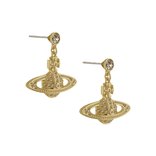 Vivienne Westwood Mini Bas Relief Drop EarringsJewelleryVivienne WestwoodDPUS Designer Outlet8050568220411Gold Light Colorado TopazVivienne Westwood Mini Bas Relief Drop Earrings