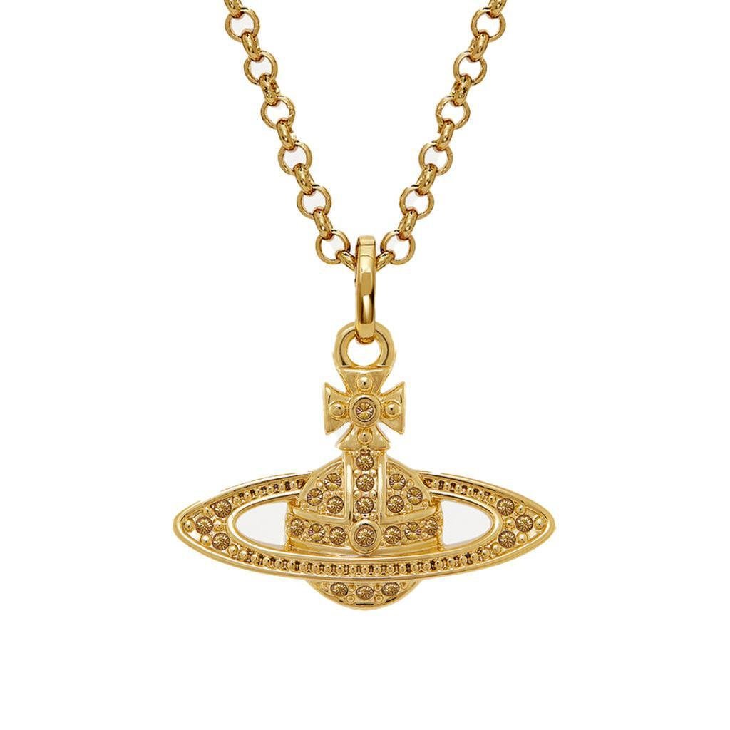 Vivienne Westwood Mini Bas Relief PendantJewelleryVivienne WestwoodDPUS Designer Outlet8050568221869Gold Light Colorado TopazVivienne Westwood Mini Bas Relief Pendant