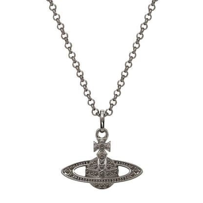 Vivienne Westwood Mini Bas Relief PendantJewelleryVivienne WestwoodDPUS Designer Outlet8053195400812Platinum/Violet CrystalVivienne Westwood Mini Bas Relief Pendant